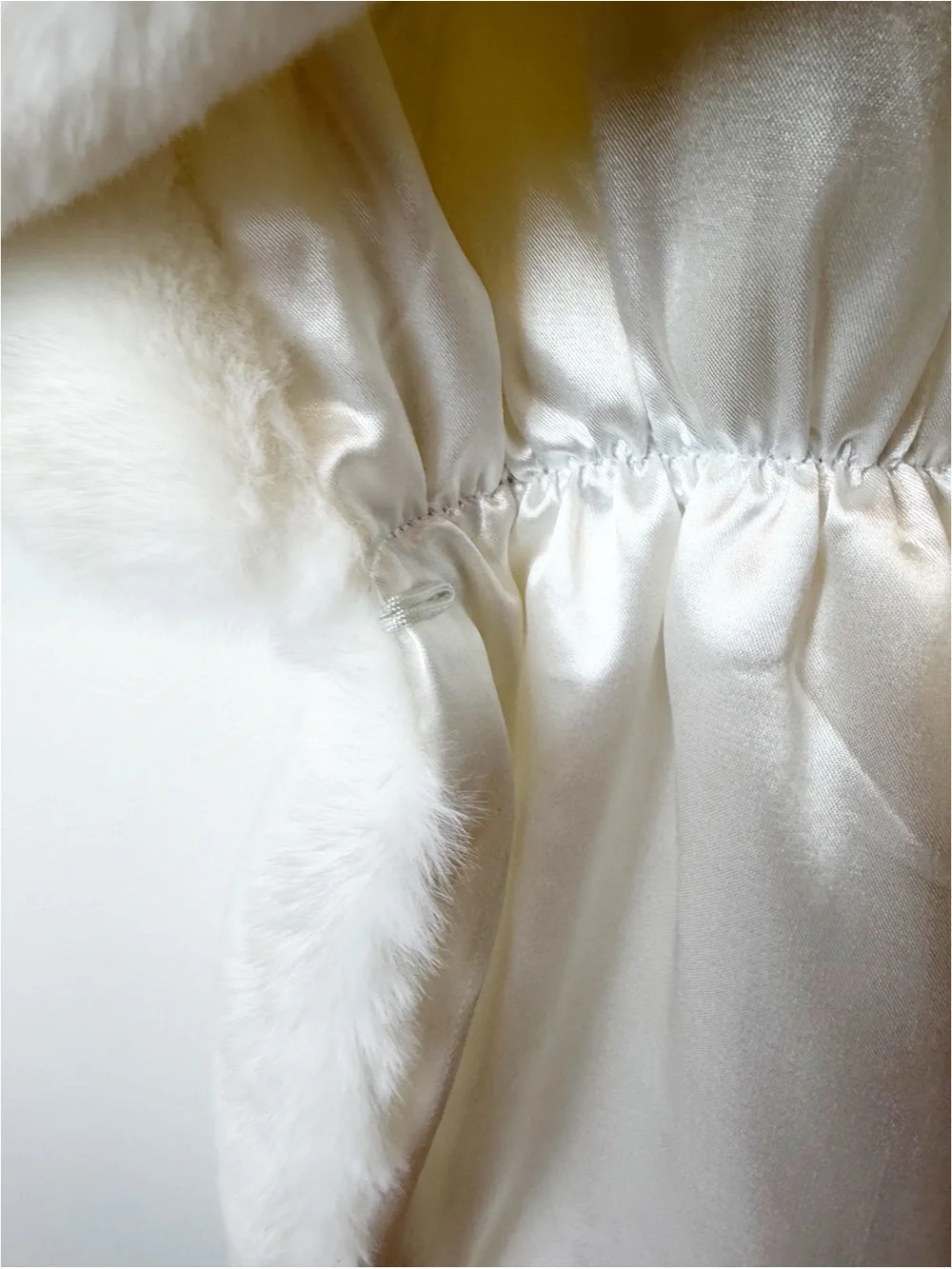 Fashion | White Faux Fur Scarf Shawl Collar Wrap Stole Winter Shrug NWT